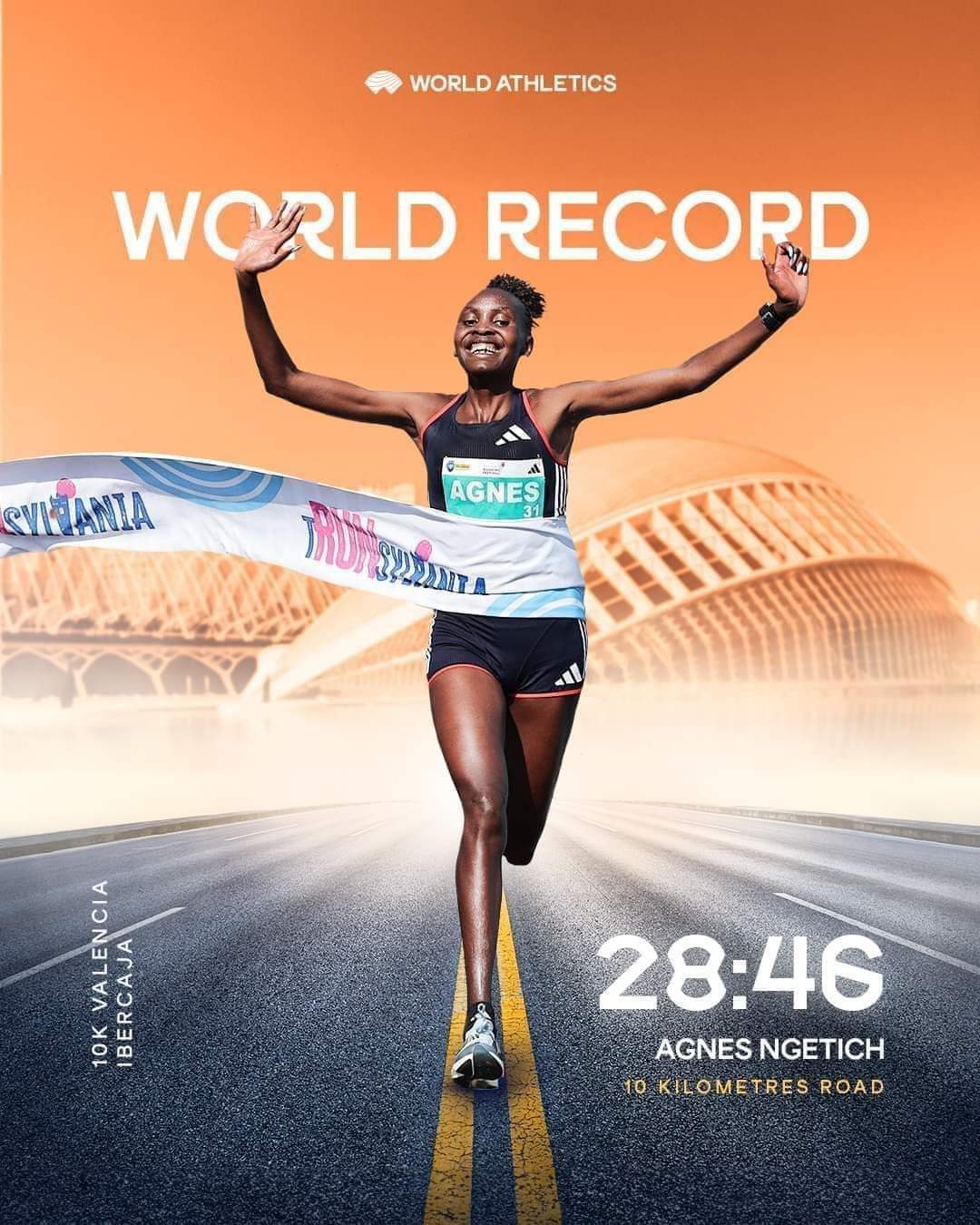 Agnes Ngetich Shatters 10km World Record and Sets Sights on Half Marathon Glory